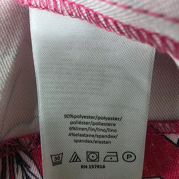 C. Wonder Christian Siriano Floral Button-Front Blouse, Size S - Picture 9 of 13